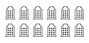 売上高・従業員数・顧客数の成長を示す図
